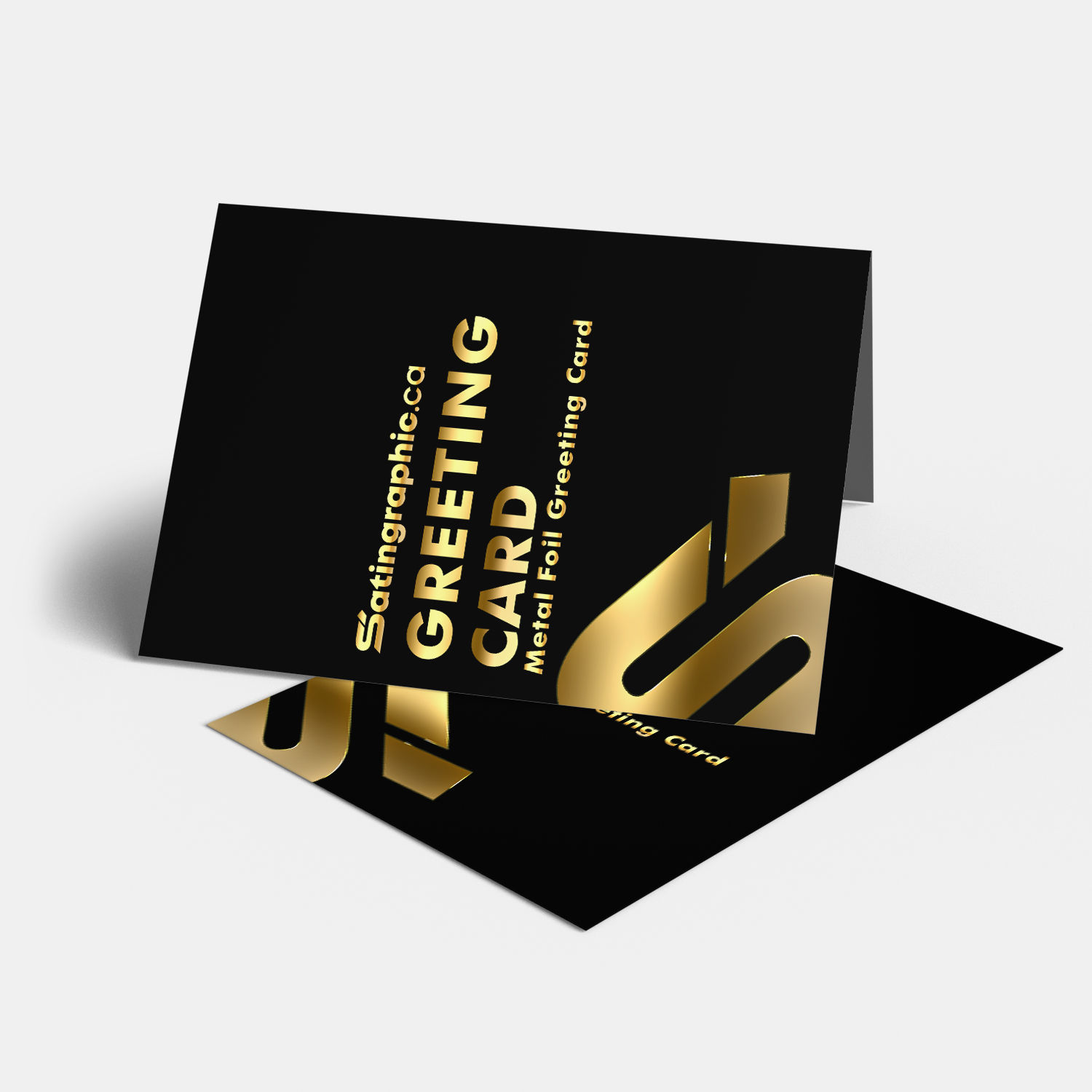 Metallic Foil Greeting Card - Satin Graphic