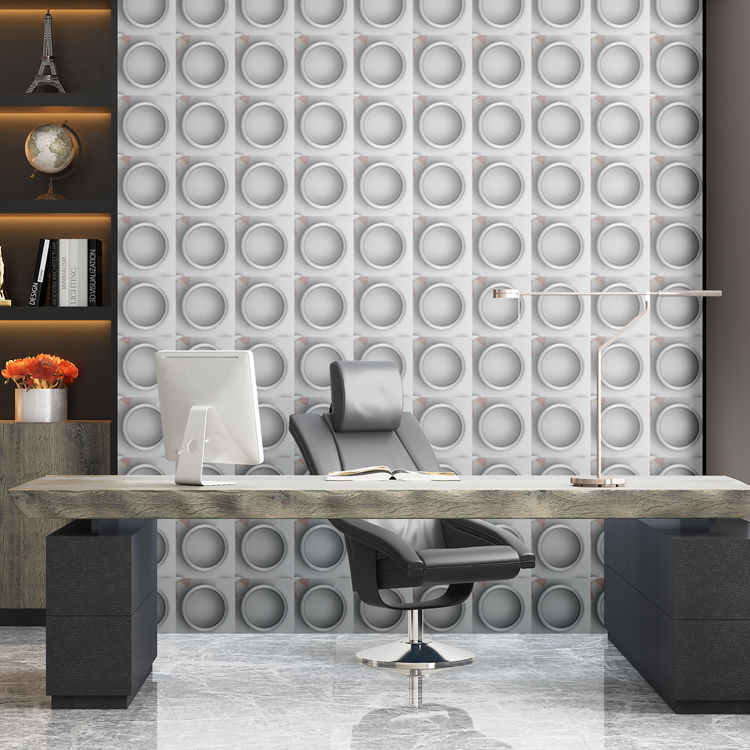 Thumbnail: 3D Circles Wall Mural - Satin Graphic