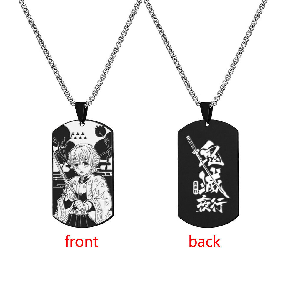 Miniature : Collier Anime Demon Slayer Tanjirou Nezuko Zenitsu