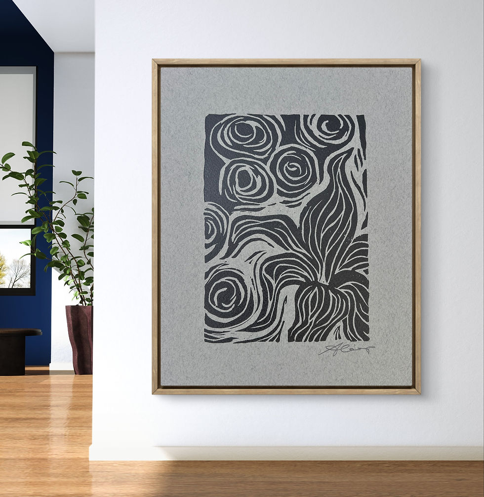 Thumbnail: Night Petal on Gray
