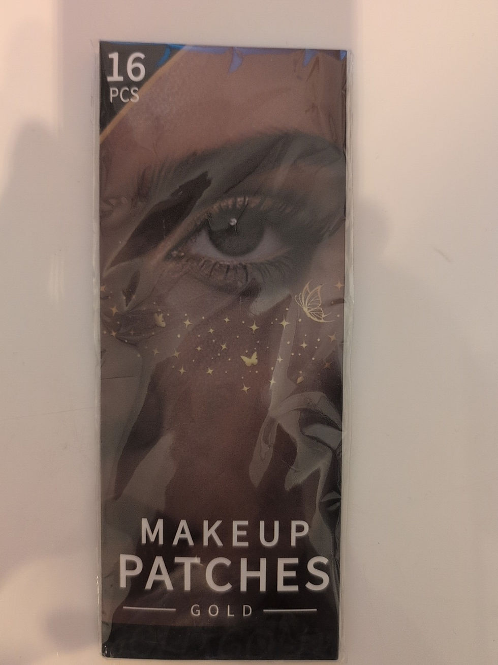 16pcs Makeup Patches Gold under eye treatment packaging