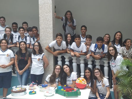 Ciências: 8º ano apresentou modelos de células eucarióticas.