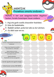 Copia de Markatu X bat zure ezagutza-mailari dagokion laukian, honako baieztapen hauen ara