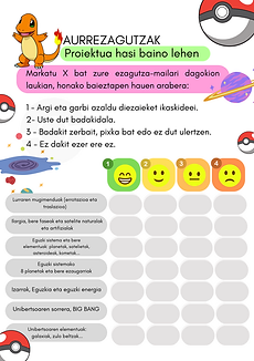 Copia de Markatu X bat zure ezagutza-mailari dagokion laukian, honako baieztapen hauen ara