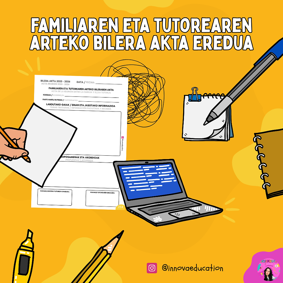 FAMILIA ETA TUTOREAREN ARTEKO BILERA AKTA