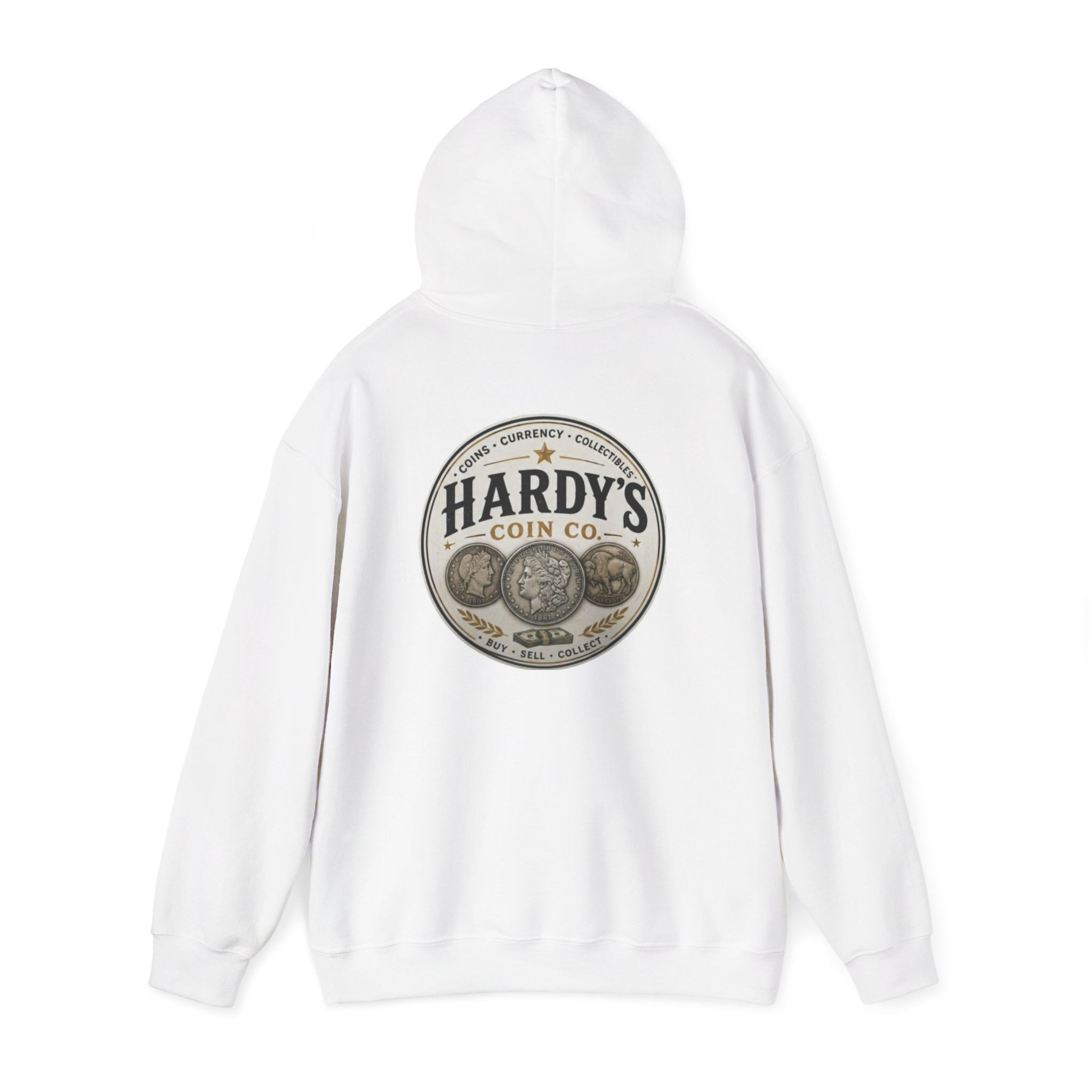 Hoodie — Vintage Coin Collector Logo Sweatshirt