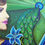 Thumbnail: Lady and Peacock in Green