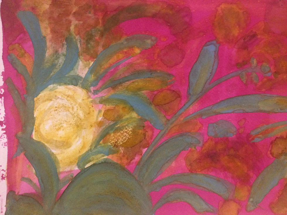 La rose jaune