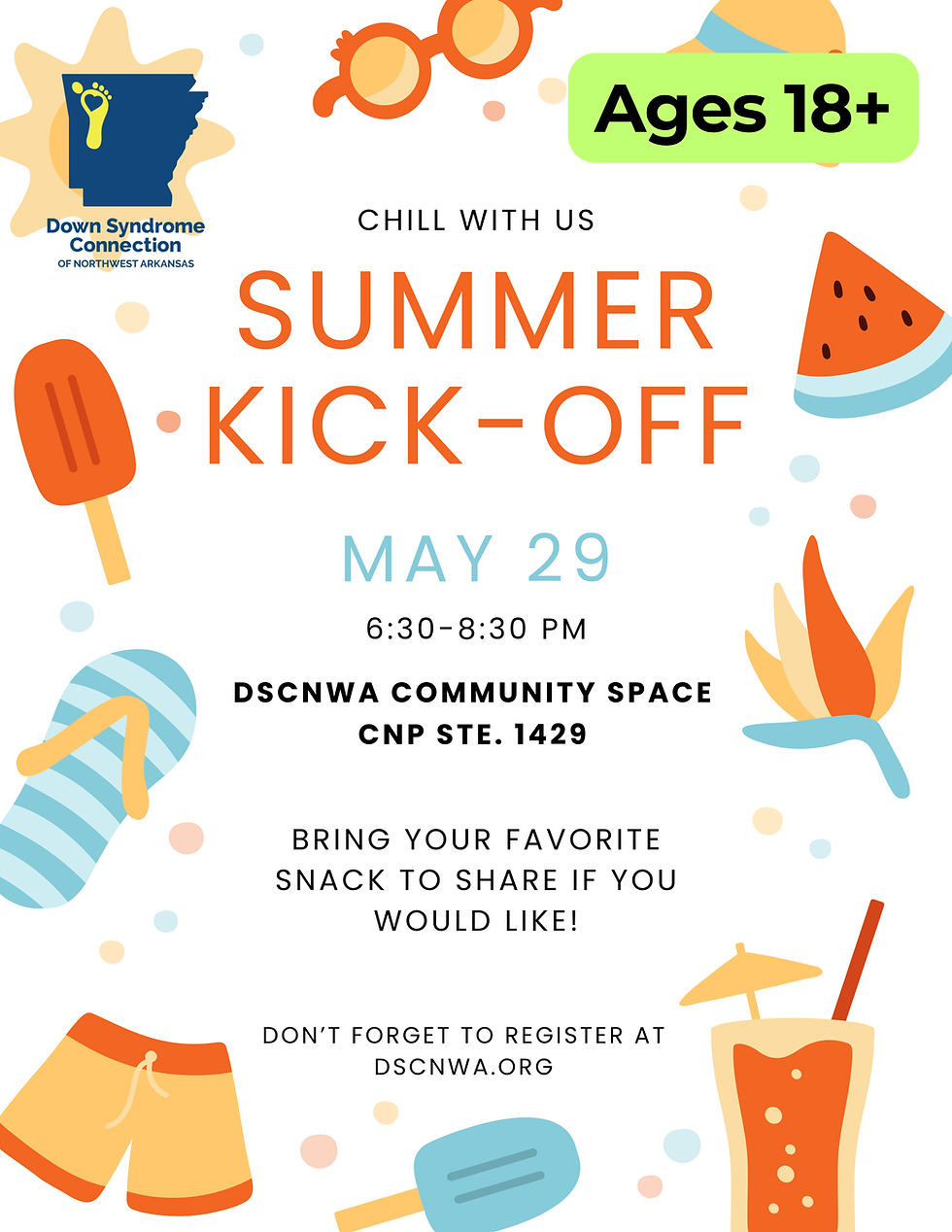 DSCNWA Summer Kick-Off 18+