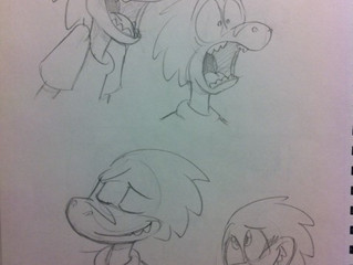 Expressions, shapes, and a cranky lady