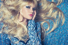 Blonde on Blue