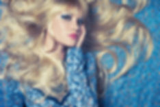 Blonde on Blue