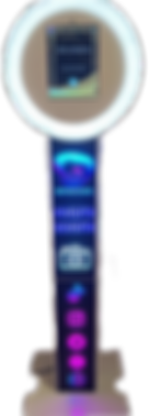 Open air tower photo booth