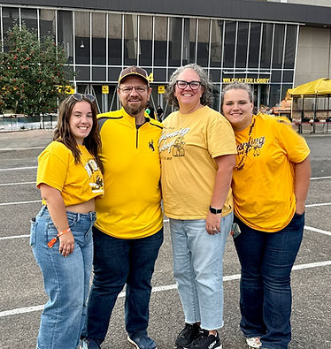 my family at a football game