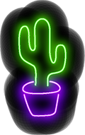 neon cactus