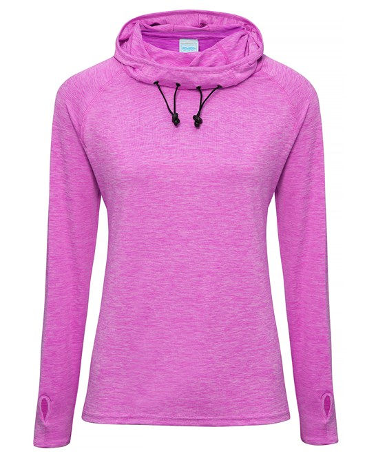 Thumbnail: Girlie Cool Cowl Neck Top (Heart Angel or B's Army Embroidery on the Front)