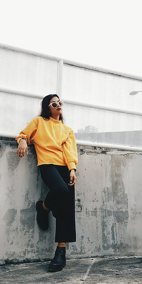 Woman with Yellow Sweater