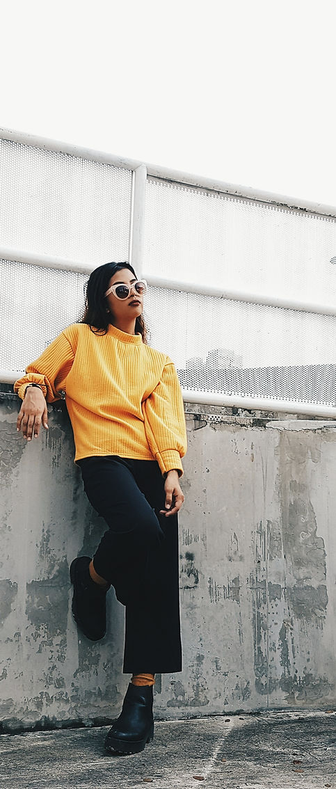 Woman with Yellow Sweater