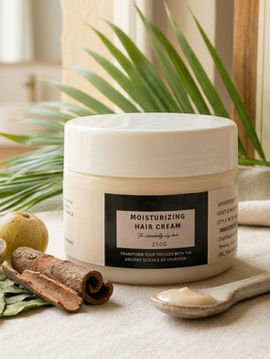 The importance of adding cream to chronically dry hair.