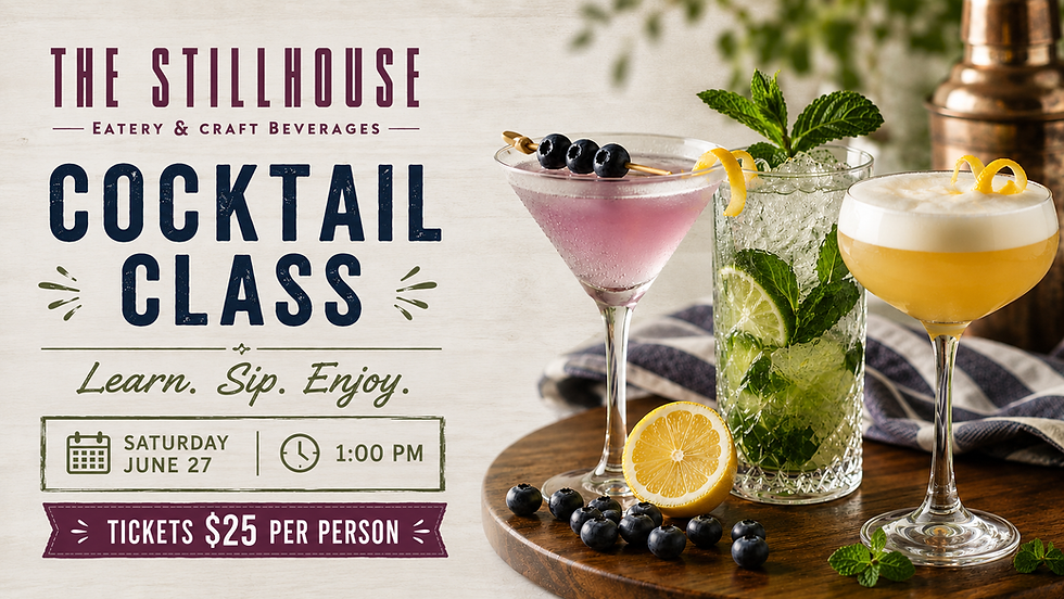 The StillHouse's Summer Cocktail Class