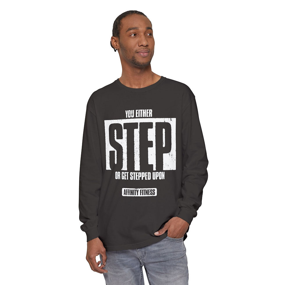 Thumbnail: GET STEPPED UPON UNISEX LONG-SLEEVE TEE