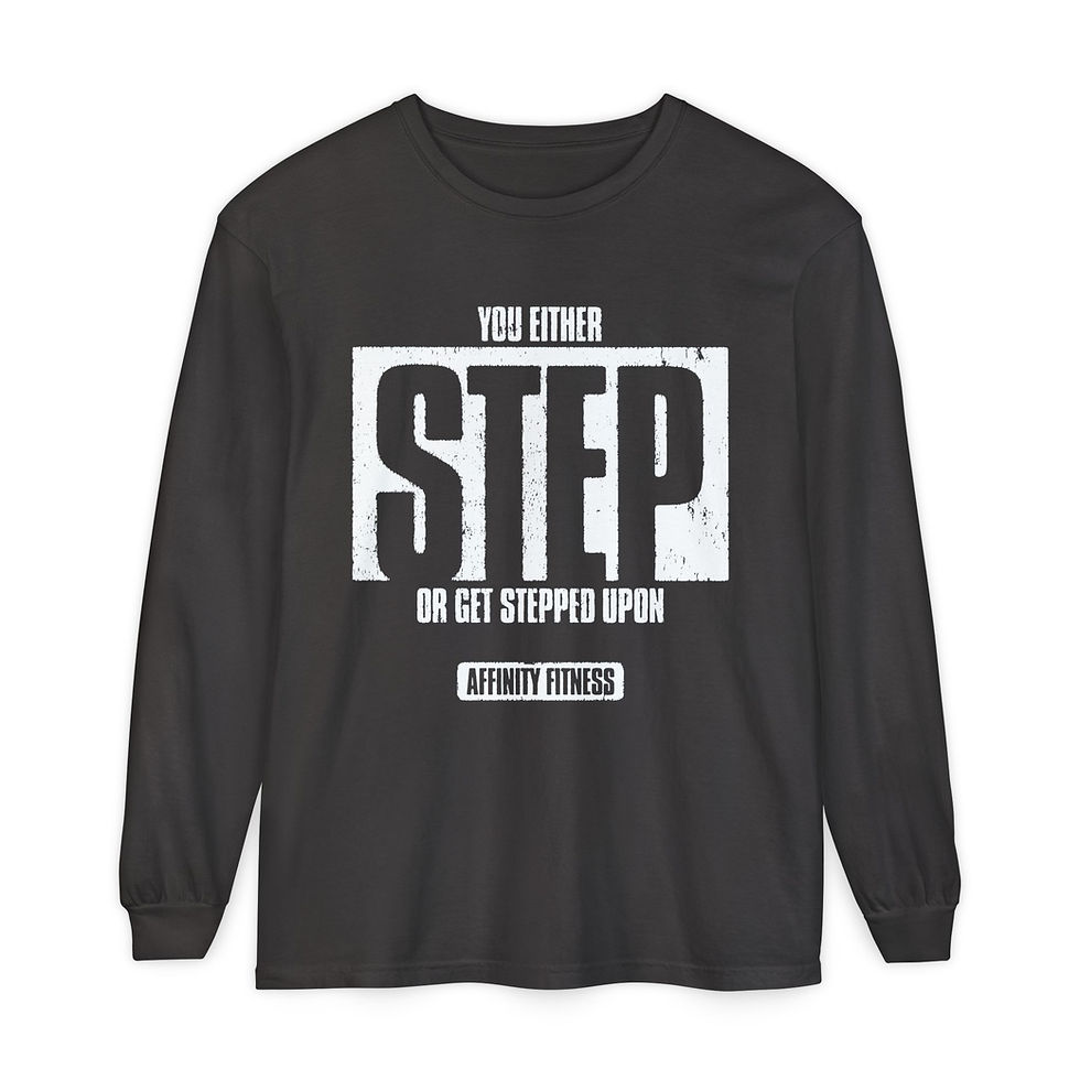 Thumbnail: GET STEPPED UPON UNISEX LONG-SLEEVE TEE