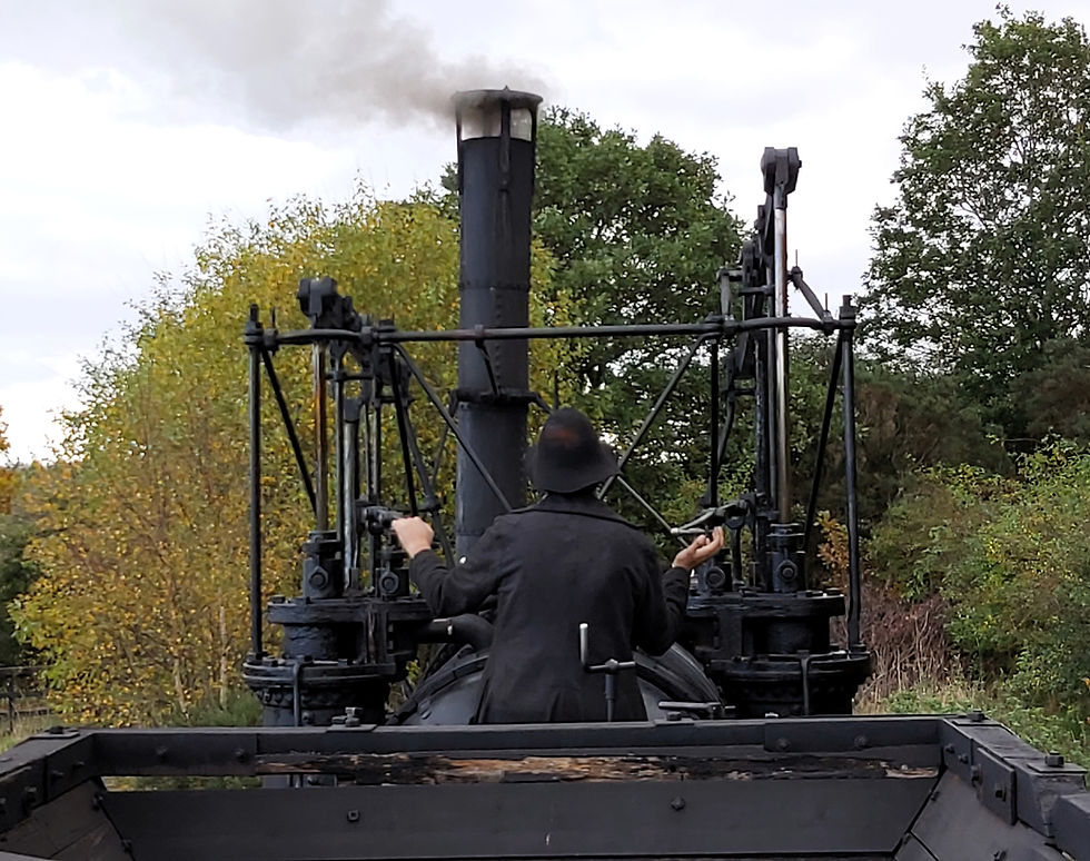 Steam train Beamish