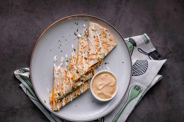 A variety of starters from Quesadillas and Fries Overload to Peri Peri Chicken Wings and Salmon Canapes