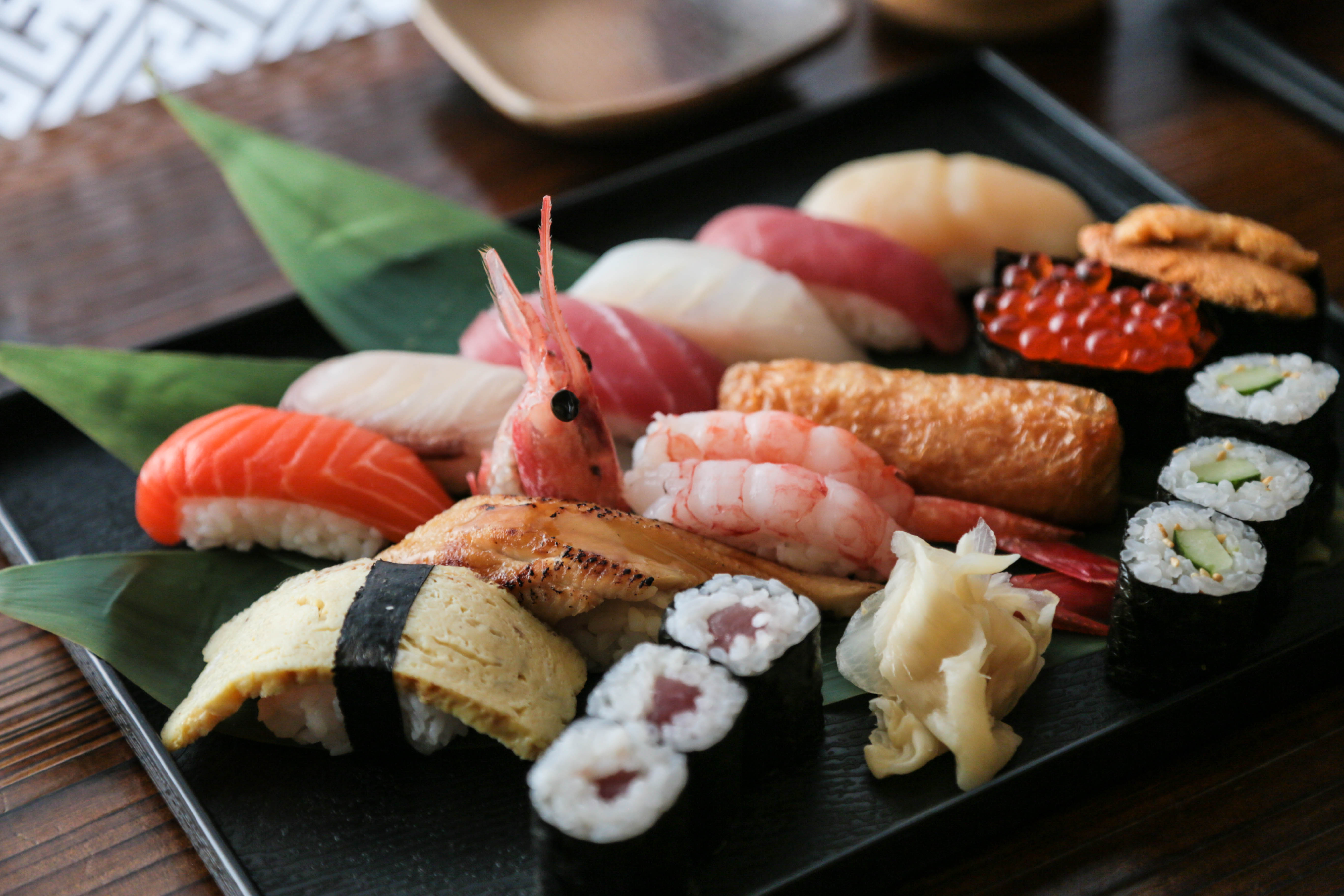 Arranged Food and Objects