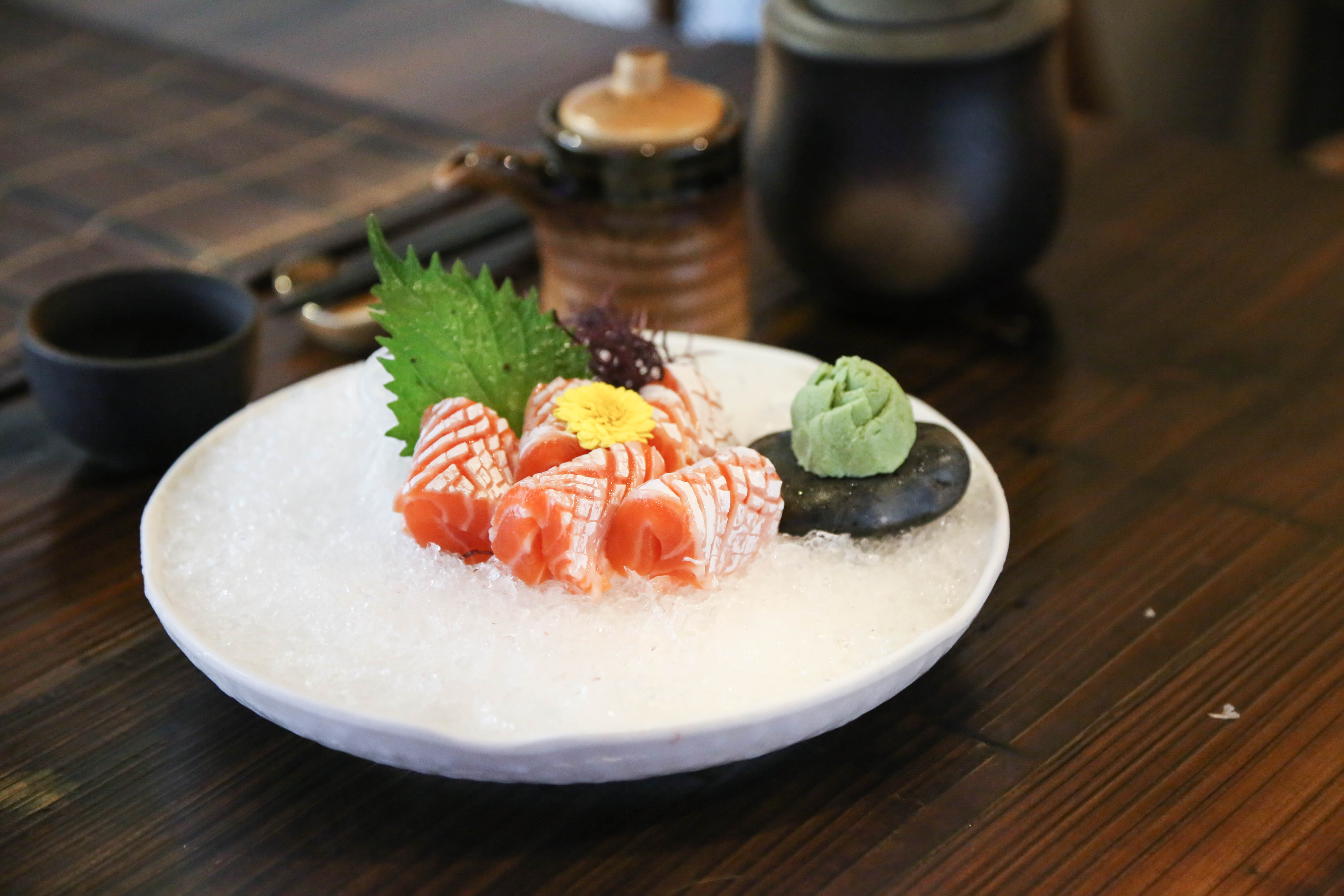 Arranged Food and Objects