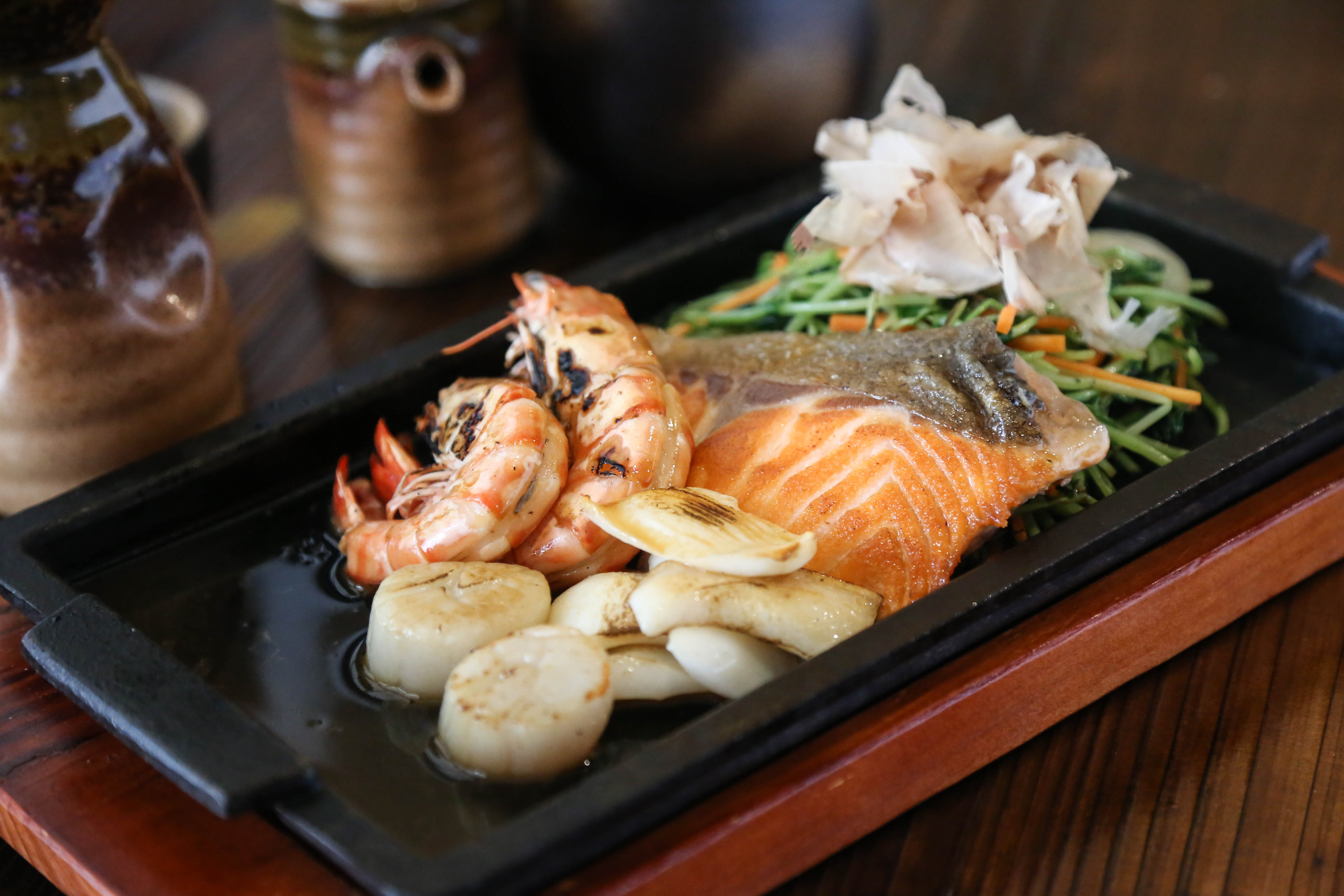 Arranged Food and Objects