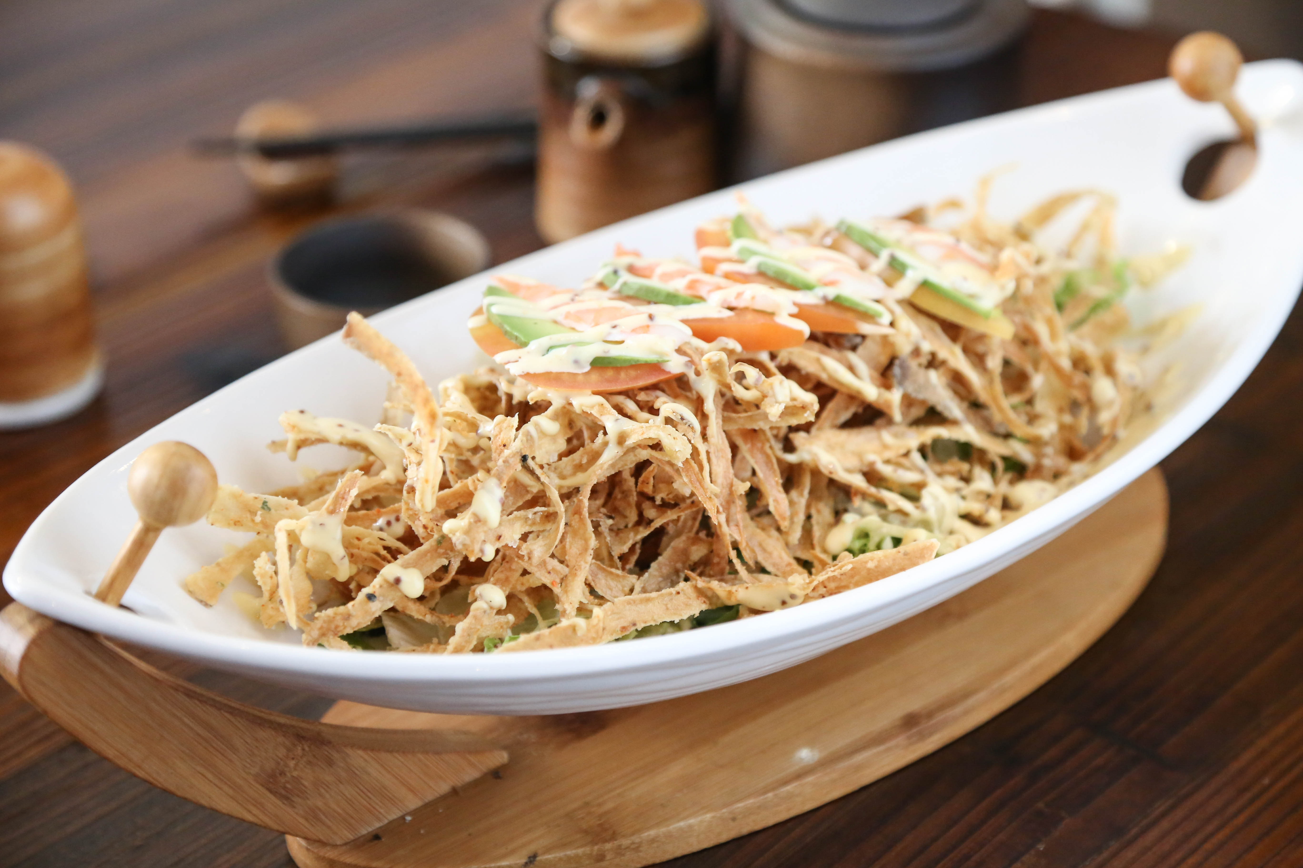 Arranged Food and Objects