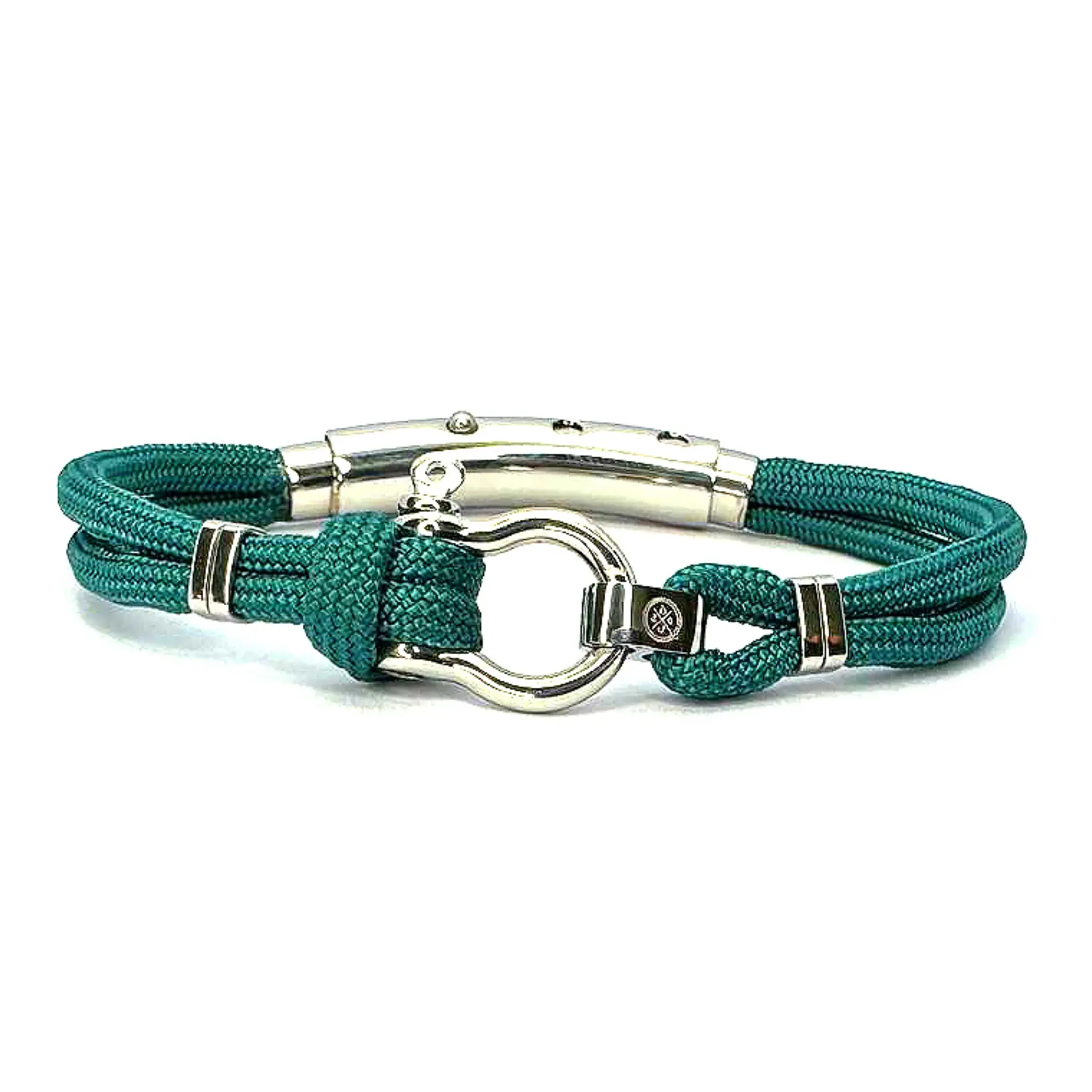 SHACKLE KNOT TEAL / SILVER