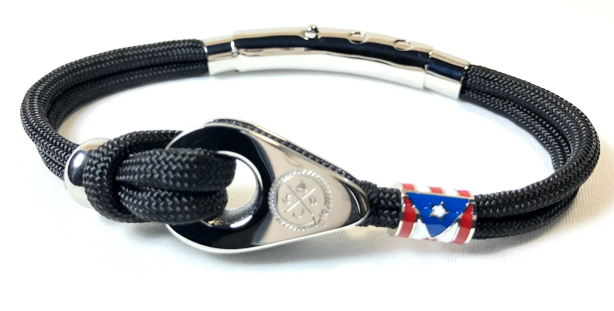 Pulley Flag Double Cord Black