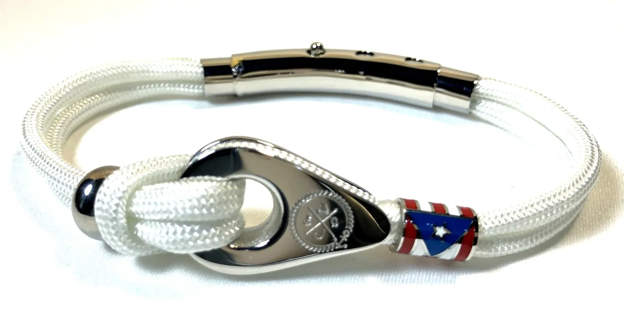 Pulley Flag Double Cord White
