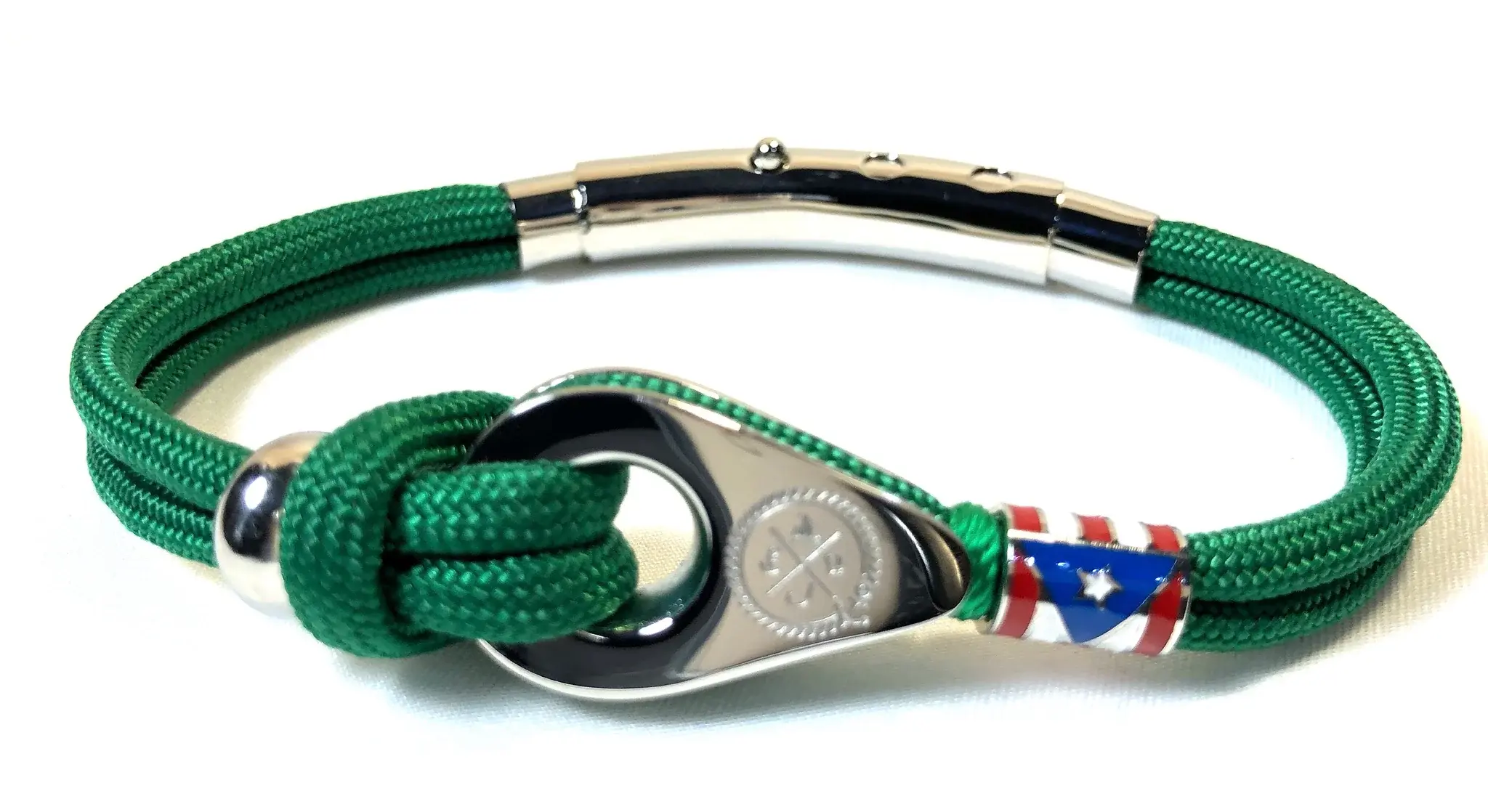 Pulley Flag Double Cord Green