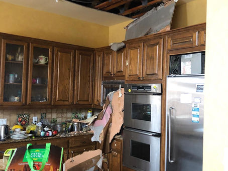 The nightmare scenario! Plano TX Home Interior Damage from Roof Leak