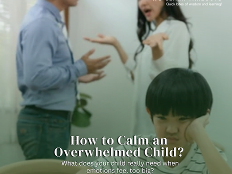 How To Calm An Overwhelmed Child?
