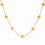 Thumbnail: Canterbury Delicate Station Necklace: Gold