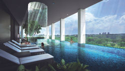 Unique water feature