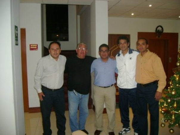 con los maestros Franco Navarro y Miflin