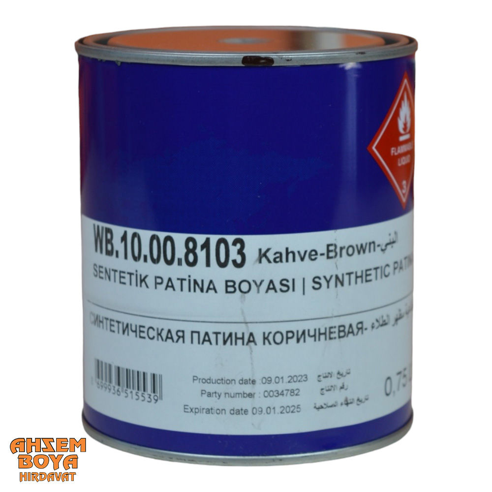 Polchem Sentetik Kahve Patina Gln - Ahzem Boya Hırdavat
