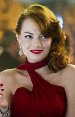 "Emma Stone smoking 4" by Nicholas R. Andrew is marked with Public Domain Mark 1.0.