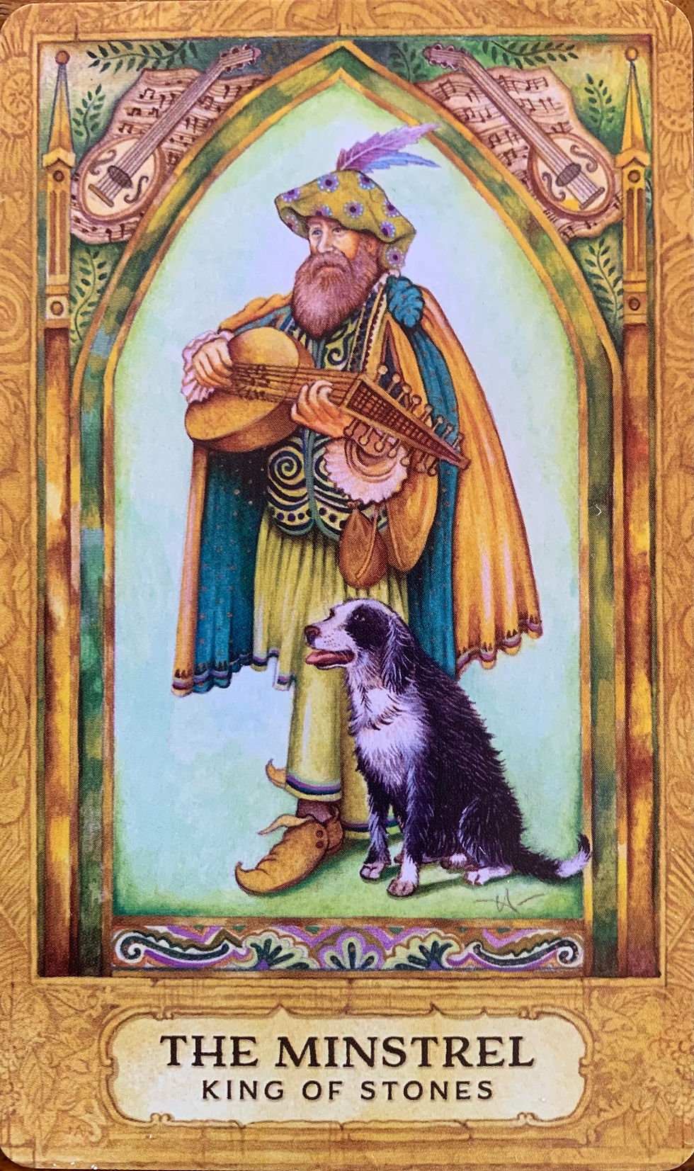 The Minstrel from the Chrysalis Tarot Deck by Holly Sierra and Toney Brooks