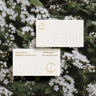 Diseño de identidad para Inés Carriquiry