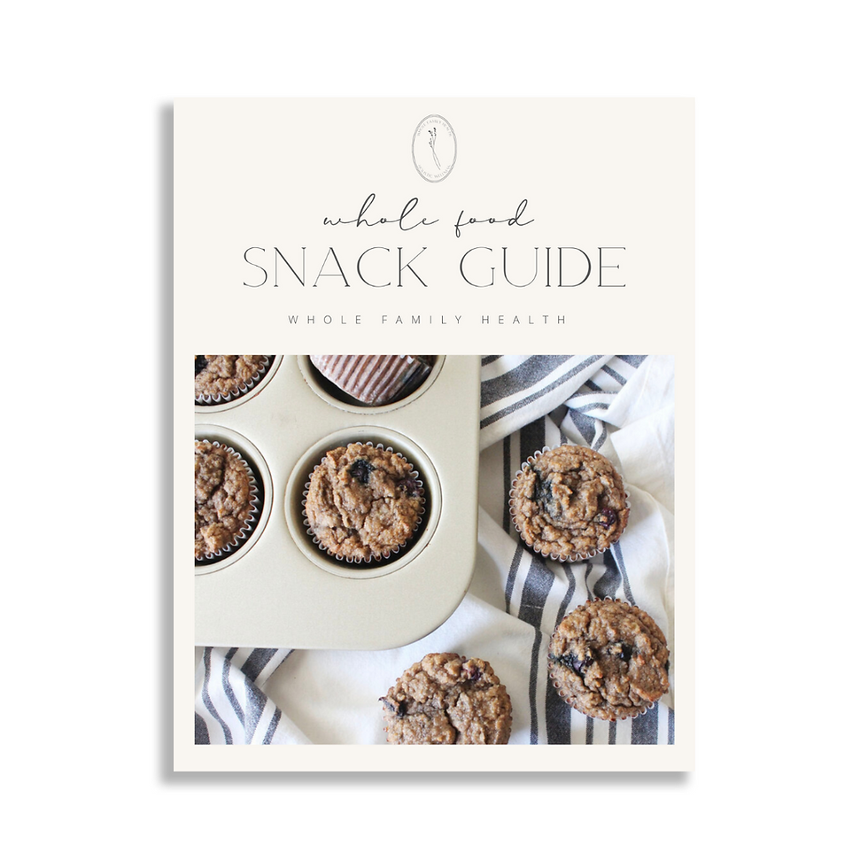 Whole Food Snack Guide
