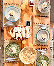 breakfast menu in our surf camp