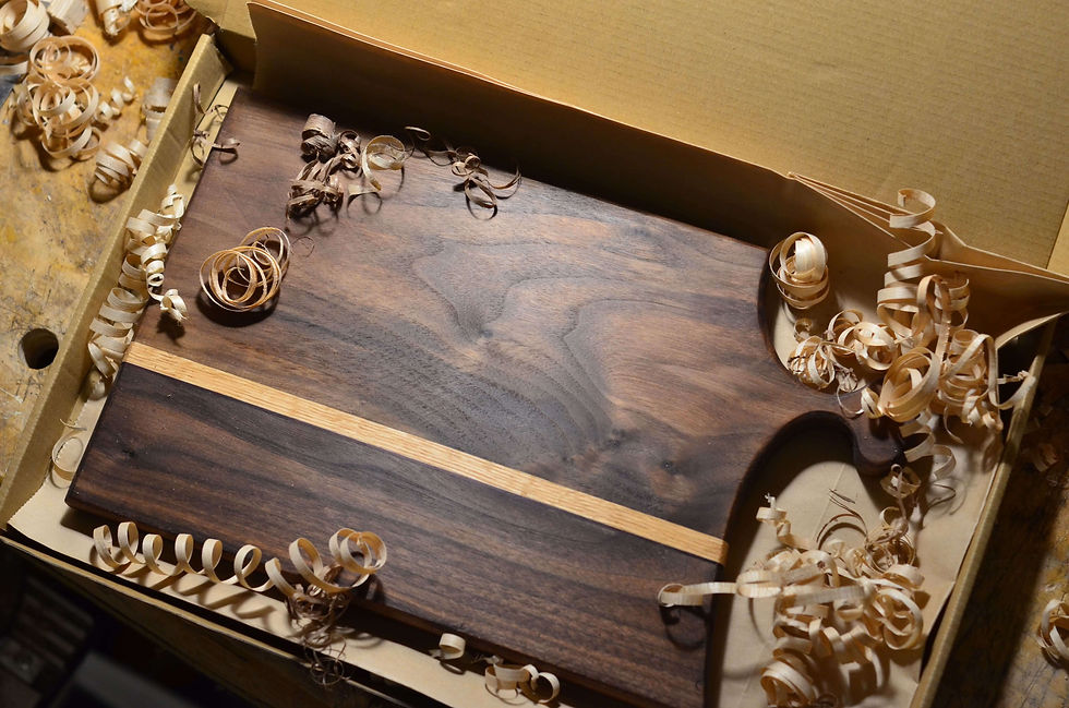 個性化的拼木砧板 可刻字 送禮首選