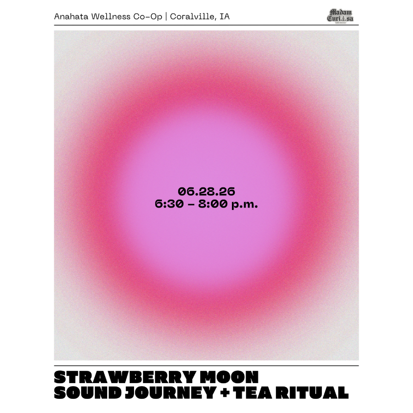 Strawberry Full Moon Sound Journey and Tea Ritual