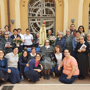 La Statua Pellegrina visita il Noviziato delle Figlie di Maria Ausiliatrice a Roma